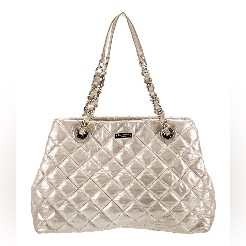 Kate Spade Quilted Metallic Bag #24